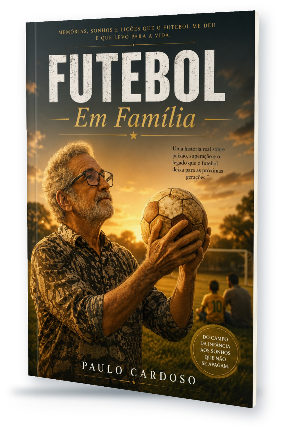 Livro Futebol em Família, de Paulo Cardoso